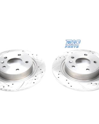 DISCHI FRENO PER DAEWOO CHEVROLET FORATI SCANALATI