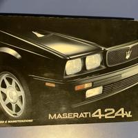 Libretto uso e manutenzione meserati biturbo 424
