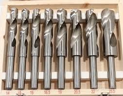 PUNTE TRAPANO 8pz PER FERRO HSS 14 25,5mm RIDOTTE"