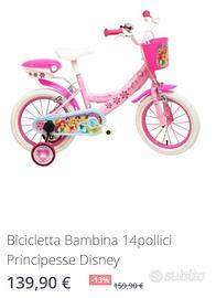 bici principesse Disney 