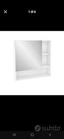 Pensile bagno con specchio