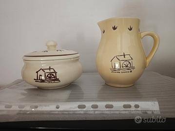 Biscottiera e caraffa 