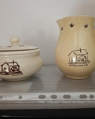 Biscottiera e caraffa 