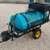 Botte carrellata 600 litri con pompa Comet