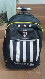 Zaino trolley e portafoglio Juve