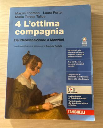 Libro di italiano “Dal Neoclassicismo a Manzoni”