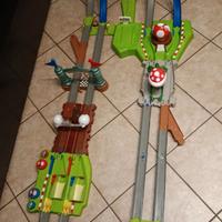 Lotto con 4 piste hot wheels complete Mario kart