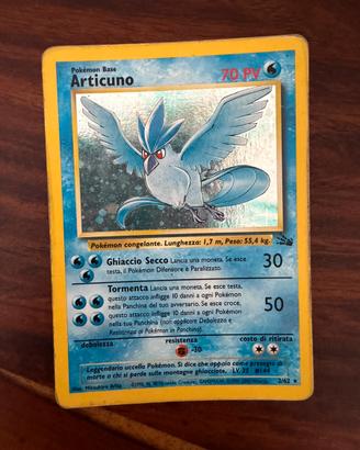 Articuno carta pokemon HOLO 2/62