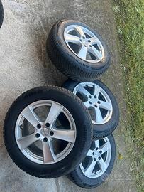 4 cerchi DEZENT gommati GitiWinter w2 Tubless