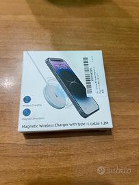 Caricatore wireless magnetico con usb-c