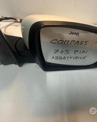 Specchietto retrovisore destro jeep compass 12 pin