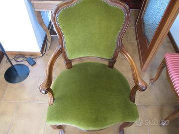 Poltrona in stile Luigi Filippo