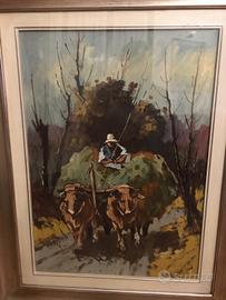 Quadro pittore Monelli