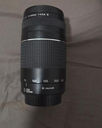 CANON ZOOM LENS EF 75-300MM 

ZOOM

LENS

75-300mm