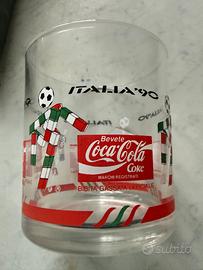 Bicchieri coca cola Italia 90