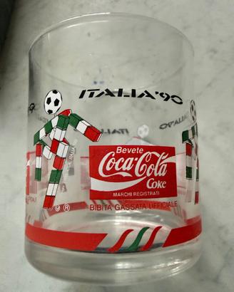 Bicchieri coca cola Italia 90