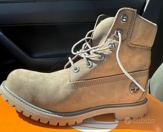 Scarponcini timberland grigi da donna
