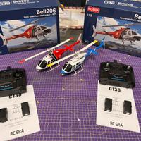 Rc Era Bell 206 Coppia Elicotteri Radiocomandati