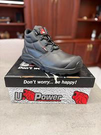 Scarpe antinfortunistiche U-Power nere T.42 NUOVE
