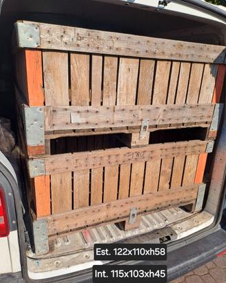 Cassoni bins legno