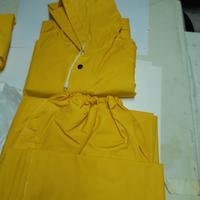 completo impermeabile giacca e panta L