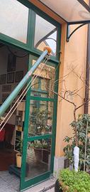 Asta Bandiera legno per balcone-facciata ORIGINALE