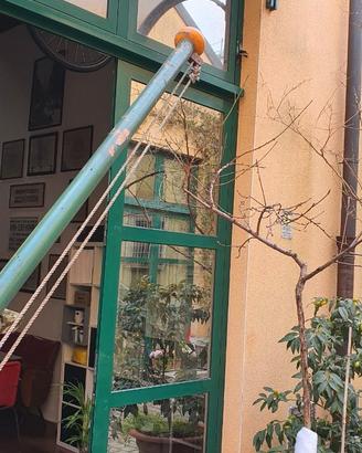 Asta Bandiera legno per balcone-facciata ORIGINALE