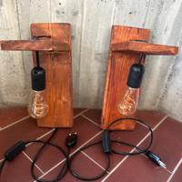 lampade in legno 