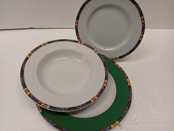 set 24 piatti porcellana per 8 persone
