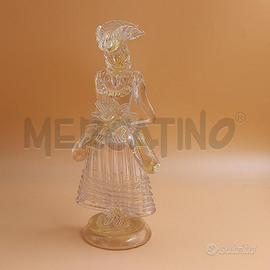 STATUINA DONNA CON FIORI TAGLIAP.