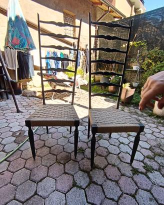 Sedie chiavarine anni 60 come nuove
