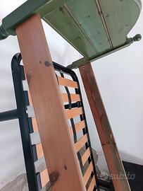 letto singolo+rete ortopedica+materasso 