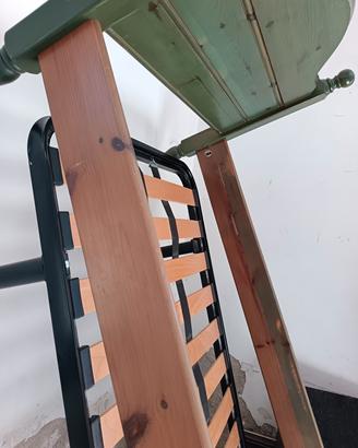 letto singolo+rete ortopedica+materasso 