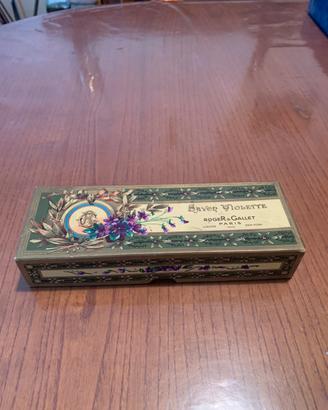 Scatola vintage roger e gallet “ savon violet”-par