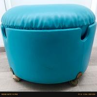 LUIGI MASSONI x FRAU - Pouf "Dilly Dally" in pelle