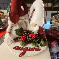 coppia gnometti natalizi 