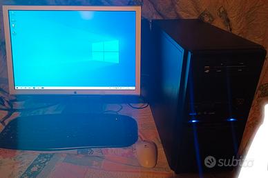 PC fisso acer + Apple cinema monitor 20" hd