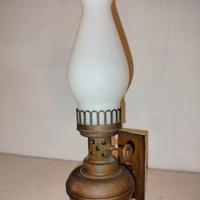 Lampadario /i (tot. 5) ottone e vetro, da parete 