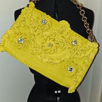 Borse pochette in rafia