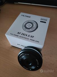 Viltrox 28mm f4.5 per fujifilm X