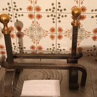 alari da camino + attrezzi 