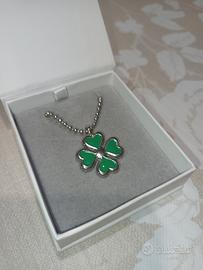 collana con quadrifoglio