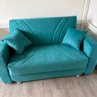 Divano letto 2 posti con contenitore