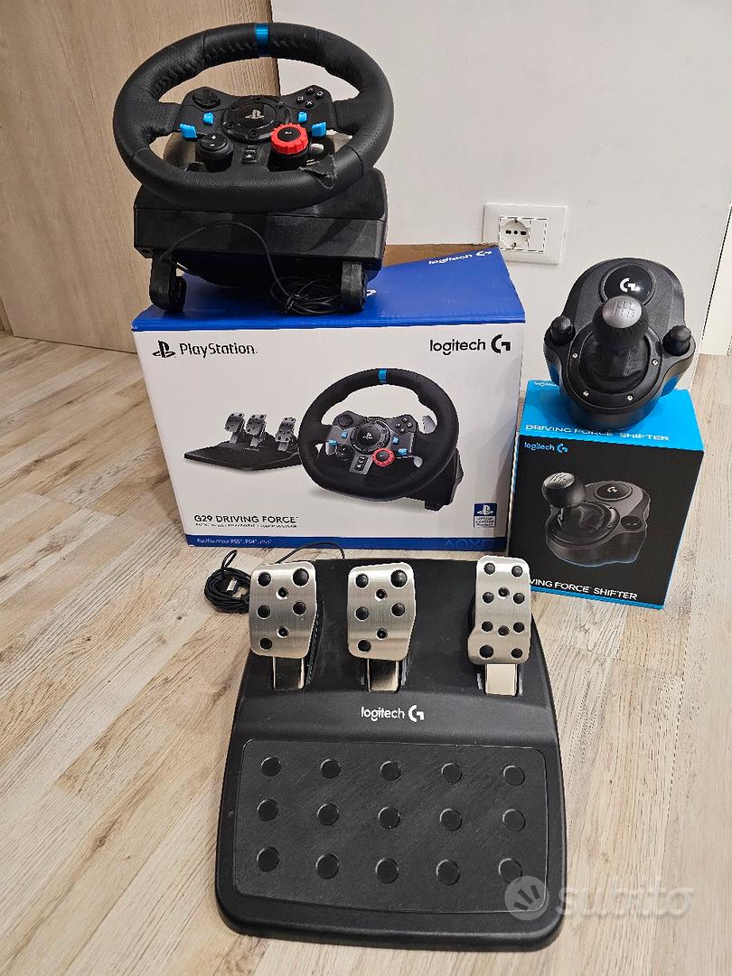 VOLANTE LOGITECH G29 +CAMBIO MANUALE - Console e Videogiochi In vendita a  Viterbo