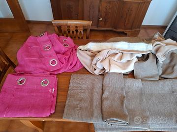 2 tende oscuranti e 2 trasparenti finite pronte