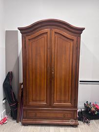 Armadio guardaroba classico 2 ante  in legno