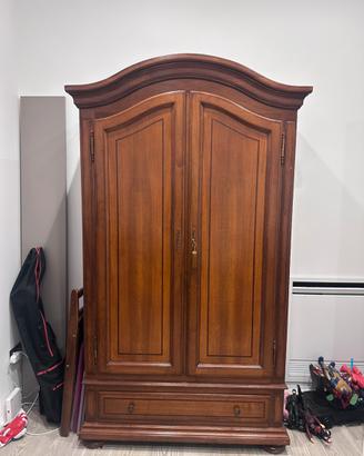 Armadio guardaroba classico 2 ante  in legno