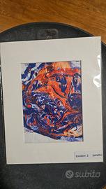 Quadri originali astratti smalto - Serie "Emotion"