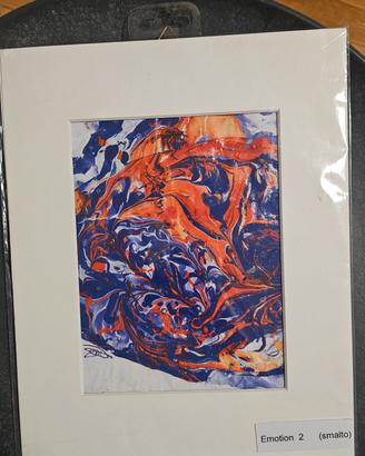 Quadri originali astratti smalto - Serie "Emotion"