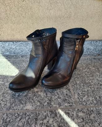 scarpe con tacco in vera pelle taglia 37